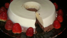 Pudim de creme de avelã de geladeira