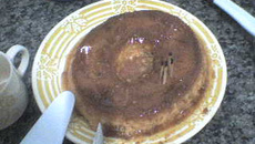 Pudim de leite condensado com creme de leite