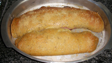 Pizza enrolada (massa temperada)