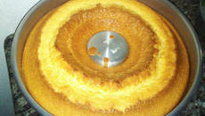 Bolo de fubá fofinho