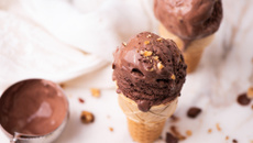 Sorvete de Chocolate à Base de Philadelphia