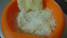 Creme de coco com abacaxi fácil