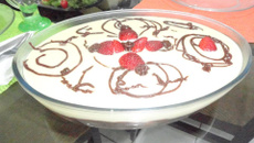 Torta de trufas preta e branca