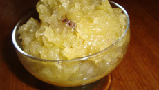 Doce de mamão verde caseiro