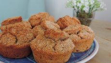 Mini bolo de banana fit   