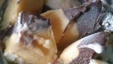 Sorvete de três camadas