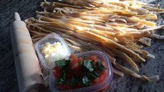 Massa para macarrão caseiro