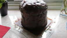 Panetone recheado com trufa