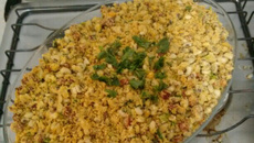 Farofa de feijão verde