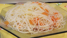 Salada de Harussame com Melão-Orange