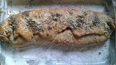 Massa de rocambole salgado