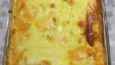 Frango desfiado ao creme de milho