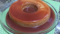 Pudim de queijo minas