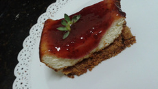 Creme cheesecake de framboesa