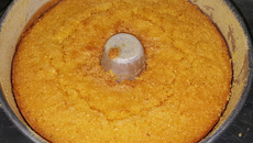 Bolo de milho de liqüidificador