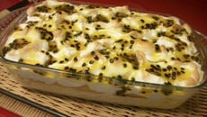 Pavê mousse de maracujá