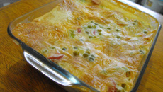 Salsicha com creme de queijo