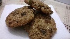 Cookie de aveia e mel