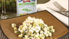 Salada de pepino com Uva Itália