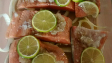 Salmão ao forno do Reges