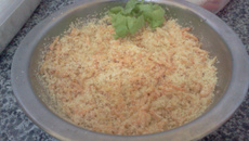 Farofa rápida de Cenoura