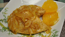 Frango cítrico ao gergelim