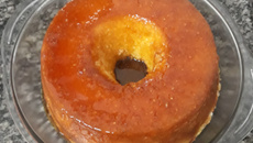 Bolo de tapioca cremoso