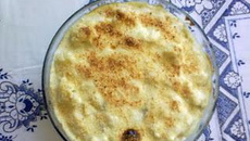 Couve-flor gratinada ao molho branco