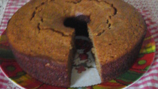 Bolo de banana com farinha de rosca