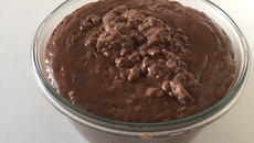 Arroz doce de chocolate