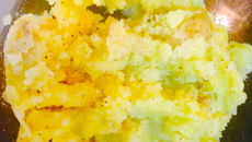 Purê de batata rústico