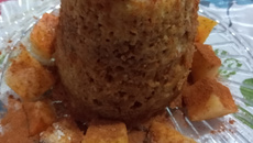 Bolo de caneca de aveia sem glúten