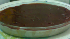 Torta de ricota com goiabada