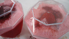 Mousse light de morango