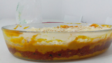 Escondidinho de carne moída e abóbora
