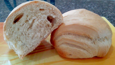 Pão de minuto recheado