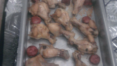 Coxinhas de frango com linguiça