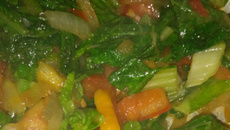 Couve refogado à Evina