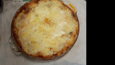 Escondidinho de linguiça