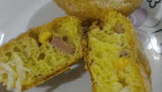 Torta salgada de fubá