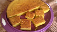 Legítimo bolo salgado de milho verde caipira