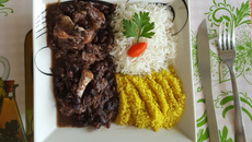 Rabada com feijão preto à Sr. Rebêlo