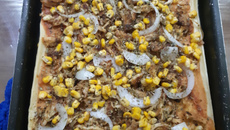 Massa de pizza sem leite