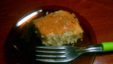 Bolo gostoso para o lanche da tarde