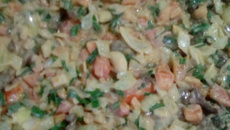 Bife ao molho branco 