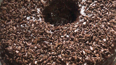 Cobertura de chocolate com creme de leite