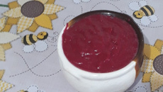 Molho de beterraba com cenoura (falso molho de tomate)