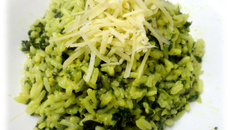 Arroz com espinafre