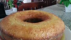 Bolo de laranja rápido e fofinho