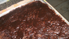 Bolo de chocolate com canela